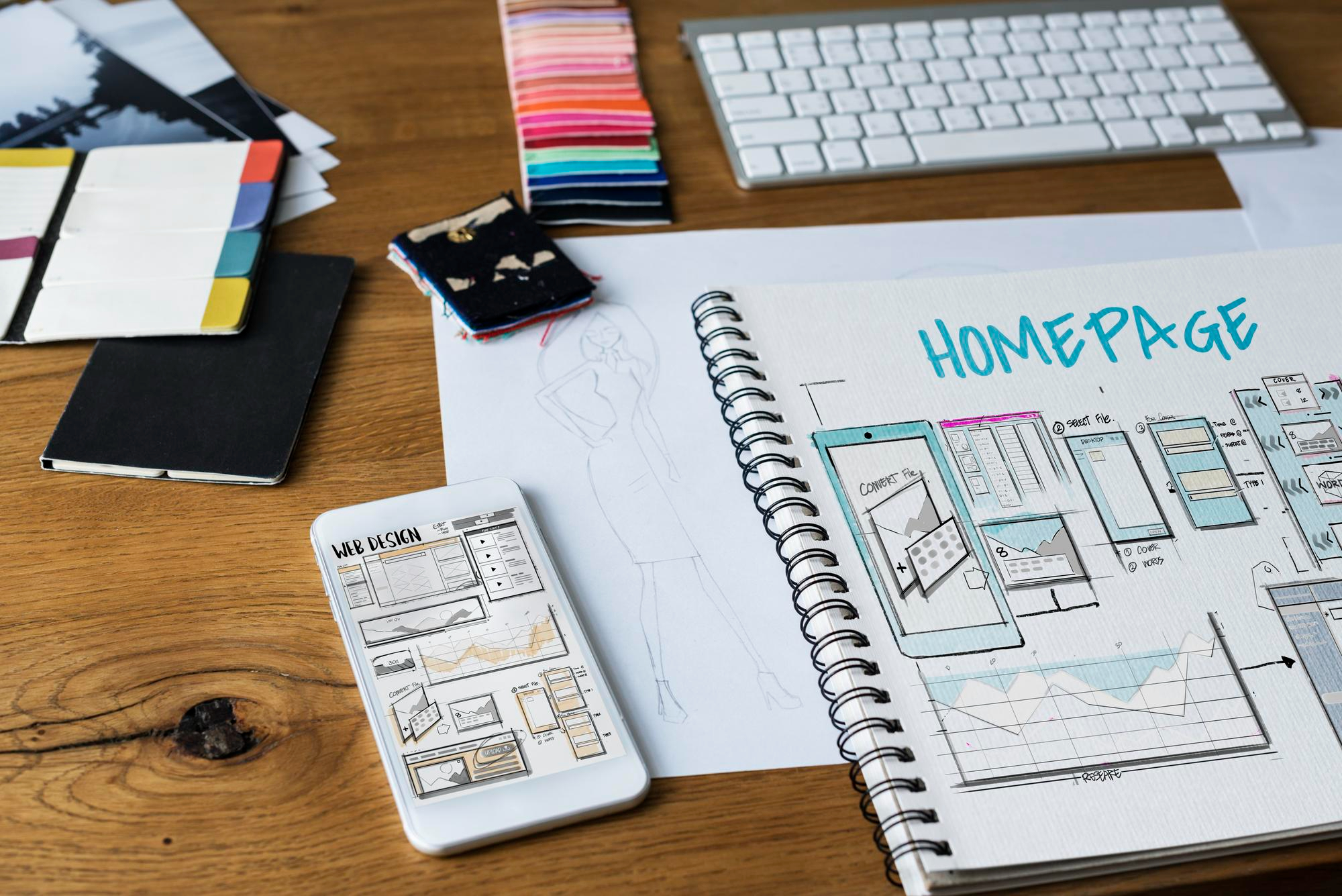 Design and Development Custom web design and development, creating responsive, visually appealing websites with seamless user experiences.